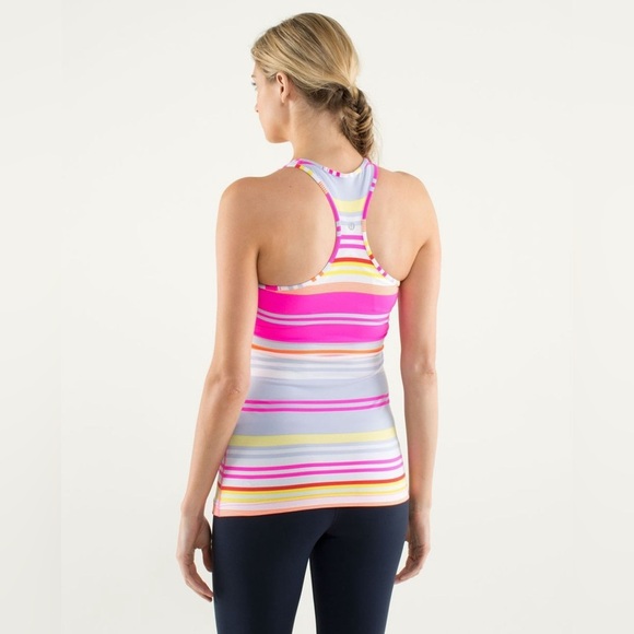 Lululemon Cool Striped Running Workout Racerback Tank - Picture 3 of 8